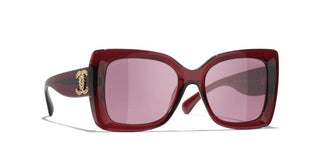 CHANEL CH 5555 women Red Butterfly Sunglasses