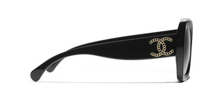 CHANEL CH 5555 women Black Butterfly Sunglasses