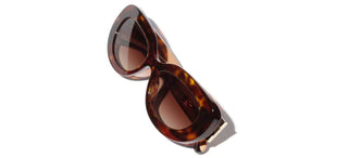 CHANEL CH 5562B women Havana Oval Sunglasses