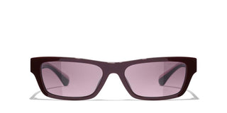 CHANEL CH 5564B women Red Rectangle Sunglasses