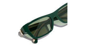 CHANEL CH 5564B women Green Rectangle Sunglasses
