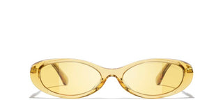CHANEL CH 5565 women Yellow Oval Sunglasses