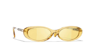 CHANEL CH 5565 women Yellow Oval Sunglasses