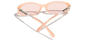 CHANEL CH 5565 women Pink Oval Sunglasses