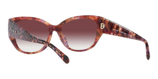 Coach CH 563 HC 8362U women Brown Geometric Sunglasses