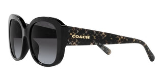 Coach CH 564 HC 8363U women Black Visor Sunglasses