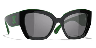 CHANEL CH 6058 women Black Butterfly Sunglasses