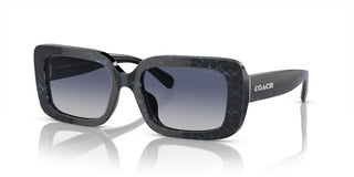 Coach CI922 HC 8380U women Black Geometric Sunglasses