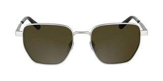 Calvin Klein Ck25100s Unisex Silver Geometric Sunglasses