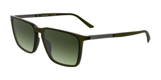 Calvin Klein Ck25505s Men Green Rectangle Sunglasses