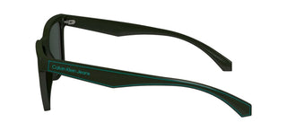 Calvin Klein Jeans Ckj24301s Unisex Green Squared Sunglasses