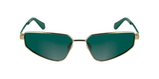 Calvin Klein Jeans Ckj25200s Women Gold Geometric Sunglasses