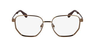 Calvin Klein Jeans Ckj25203 Unisex Gold Geometric Eyeglasses