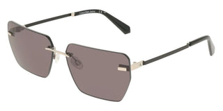 Calvin Klein Jeans Ckj25207s Unisex Silver Geometric Sunglasses