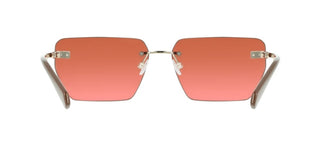 Calvin Klein Jeans Ckj25207s Unisex Gold Geometric Sunglasses