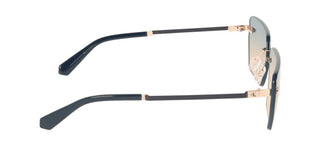 Calvin Klein Jeans Ckj25207s Unisex Gold Geometric Sunglasses