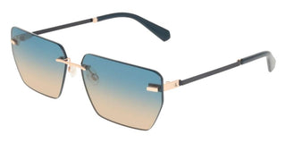 Calvin Klein Jeans Ckj25207s Unisex Gold Geometric Sunglasses