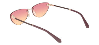 Calvin Klein Jeans Ckj25208s Women Gold Geometric Sunglasses