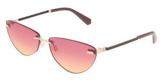Calvin Klein Jeans Ckj25208s Women Gold Geometric Sunglasses