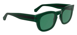 Calvin Klein Jeans Ckj25601s Unisex Green Squared Sunglasses