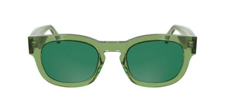 Calvin Klein Jeans Ckj25601s Unisex Green Squared Sunglasses