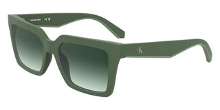 Calvin Klein Jeans Ckj25602s Unisex Green Squared Sunglasses