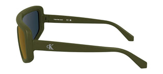 Calvin Klein Jeans Ckj25605s Unisex Green Shield Sunglasses