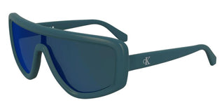 Calvin Klein Jeans Ckj25605s Unisex Blue Shield Sunglasses