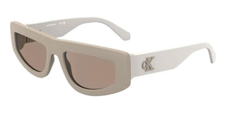 Calvin Klein Jeans Ckj25607s Unisex Brown Geometric Sunglasses