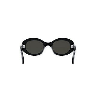 CELINE Triomphe CL40194U women Black Oval Sunglasses