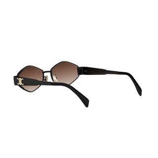 CELINE Triomphe CL40254U women Black Geometric Sunglasses
