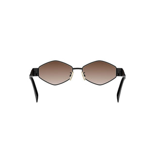 CELINE Triomphe CL40254U women Black Geometric Sunglasses