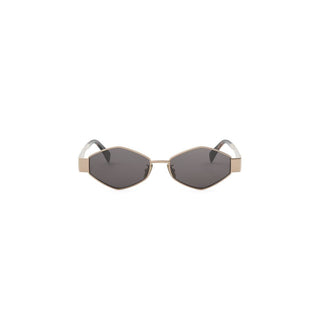 CELINE Triomphe CL40254U women Gold Geometric Sunglasses