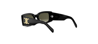 CELINE Maxi Triomphe CL40282U women Black Rectangle Sunglasses