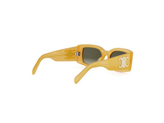 CELINE Maxi Triomphe CL40282U women Brown Rectangle Sunglasses