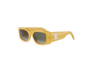 CELINE Maxi Triomphe CL40282U women Brown Rectangle Sunglasses