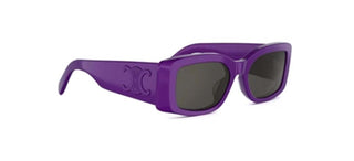 CELINE Maxi Triomphe CL40282U women Violet Rectangle Sunglasses