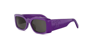 CELINE Maxi Triomphe CL40282U women Violet Rectangle Sunglasses