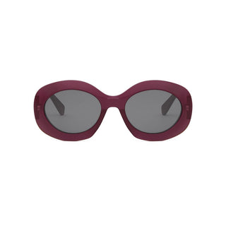 CELINE Triomphe CL40292U women Red Round Sunglasses