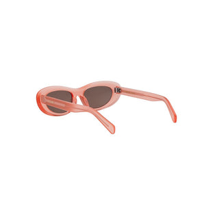 CELINE CELINE 3 Dots CL40310U women Orange Rectangle Sunglasses