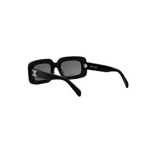 CELINE Triomphe CL40313U men Black Rectangle Sunglasses