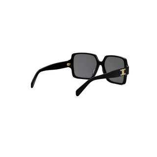 CELINE Triomphe CL40316U women Black Squared Sunglasses