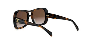 CELINE Triomphe CL40331U women Havana Pilot Sunglasses