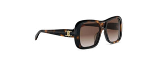 CELINE Triomphe CL40331U women Havana Pilot Sunglasses