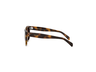CELINE 3 Dots CL40332I women Havana Round Sunglasses