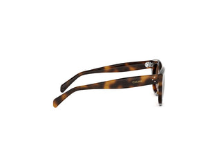 CELINE 3 Dots CL40332I women Havana Round Sunglasses