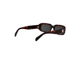 CELINE Triomphe CL40335I unisex Havana Rectangle Sunglasses