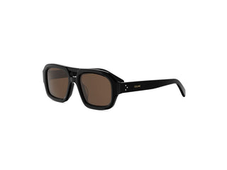CELINE 3 Dots CL40336U unisex Black Pilot Sunglasses