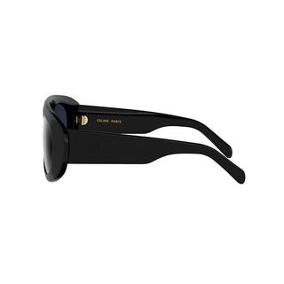CELINE TRIOMPHE STAMP CL40340U women Black Pilot Sunglasses