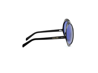 CELINE DISC CL40345I women Black Round Sunglasses